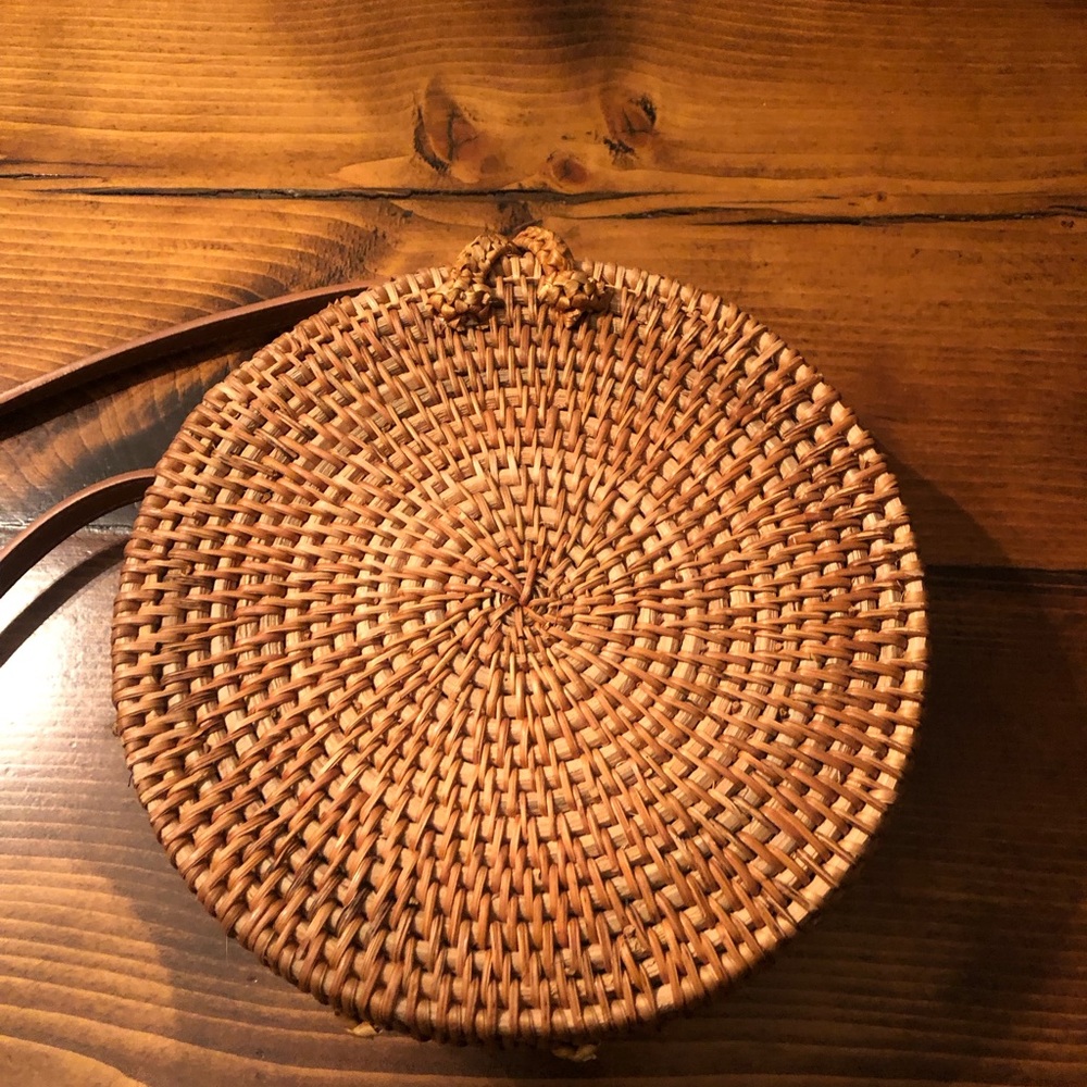 Straw Studios Rattan Purse